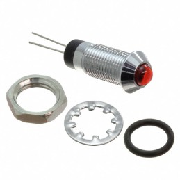 1 pcs : FL1M-8SJ-3-R12V - LED RED 8MM NUT 12VAC/DC STK