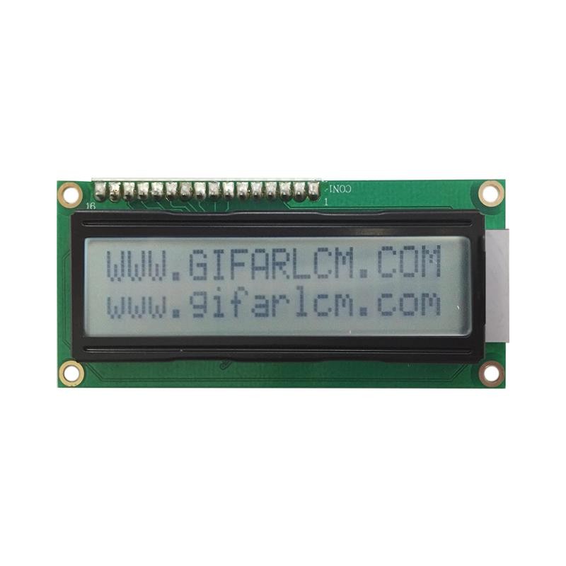 1 pcs : GFC1602K-HRNEJS01 - 16X2HTN/RWITHOUT BL80*3601: