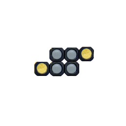 1 pcs : MLPS-B-3-0202-CC-2-PLP1-350-F - MODULAR LIGHT PIPE SYSTEM, BEZEL