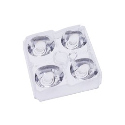 1 pcs : C17413_SPORT-2X2-S4 - LENS CLEAR 40DEG SPOT SCREW