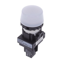 1 pcs : M22N-BP-TWA-YA - LED PANEL INDICATOR YLW 6VAC/DC