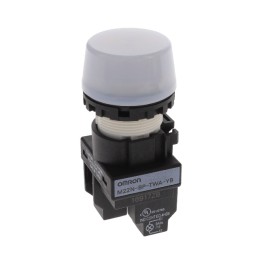 1 pcs : M22N-BP-TWA-YB - LED PANEL INDICATOR YLW 12VAC/DC