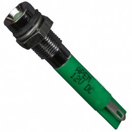 1 pcs : Q6R1CXXG12E - INDICATOR 12V 6MM RECESSED GRN