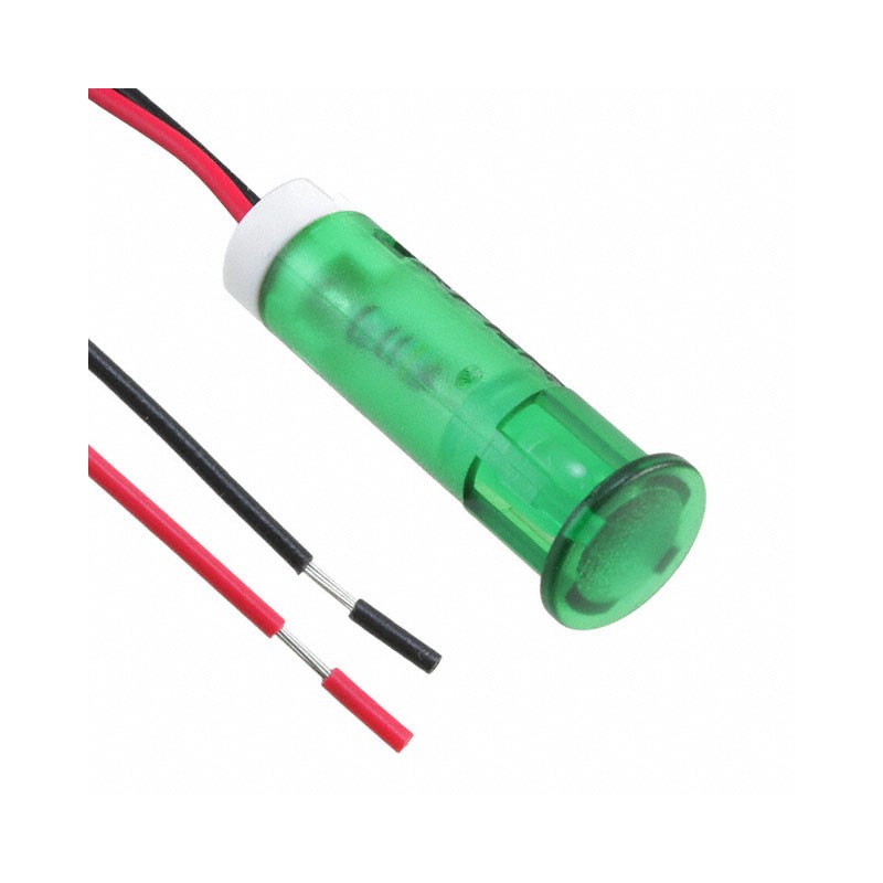 1 pcs : QS83XXG12 - INDICATOR 8MM FIXED GRN 12V WIRE