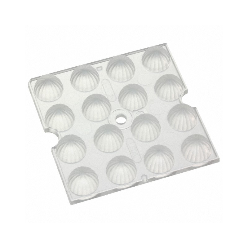 1 pcs : C15432_STRADELLA-16-HB-W - LENS SQUARE 50MM 16POS