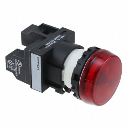 1 pcs : M22N-BN-TRA-RD - LED PANEL INDICATOR RED 110VAC