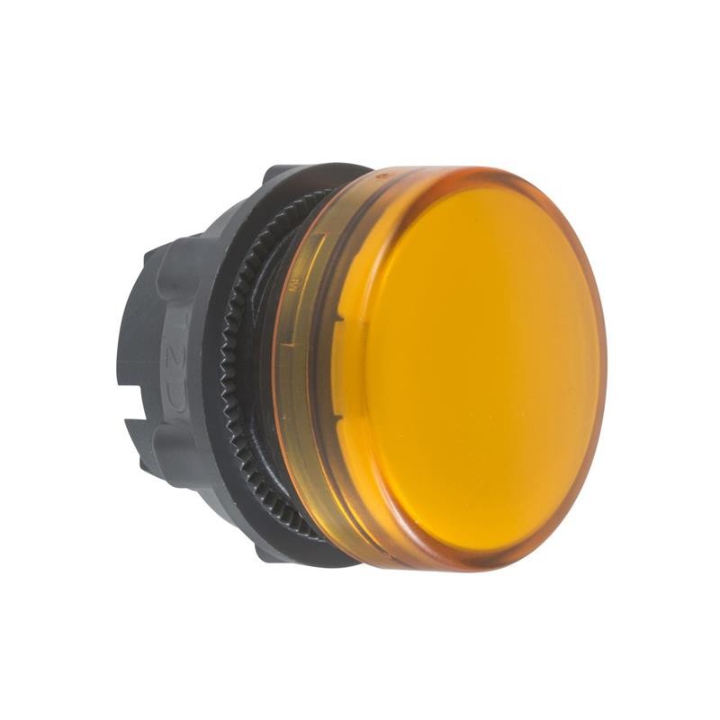 1 pcs : ZB5AV053 - LENS YELLOW TWIST LOCK