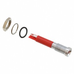 1 pcs : Q6R1CXXR12E - INDICATOR 12V 6MM RECESSED RED