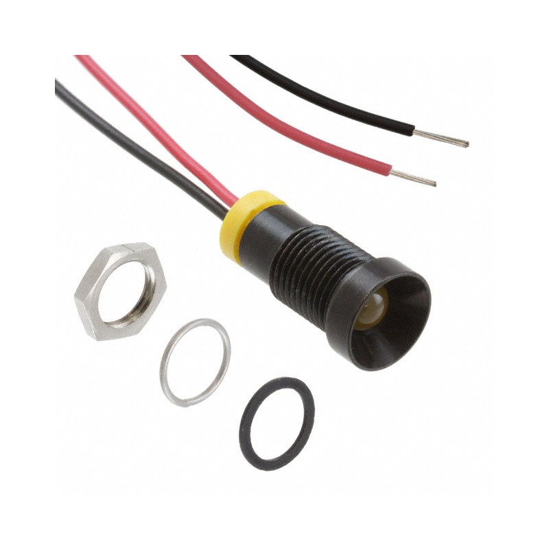 1 pcs : Q8R7BXXY02E - LED PM INDICATOR RECESSED YLW