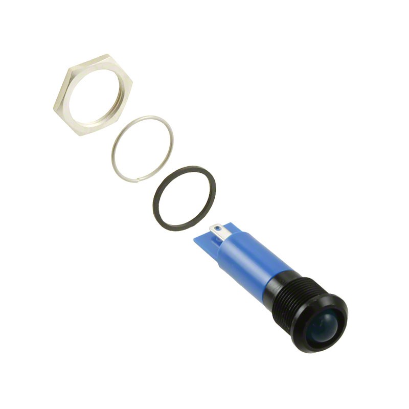 1 pcs : Q12P1BXXB110E - INDICATOR 110V 12MM PROM BLUE