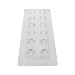 1 pcs : PLL120002TR - LENS CLR 34DEG ELLIPT/OVAL SCREW