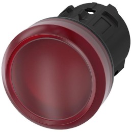 1 pcs : 3SU10016AA200AA0 - INDICATOR LIGHT, RED, SMOOTH LEN