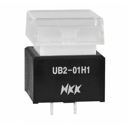1 pcs : UB201KW035D-3JB - INDICATOR PB AMB ILL SQ FLAT CAP