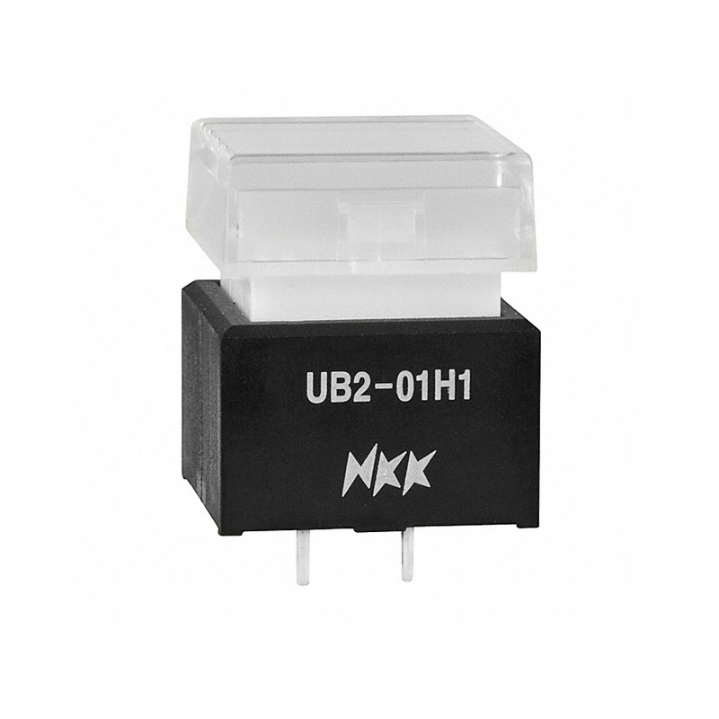 1 pcs : UB201KW035D-3JB - INDICATOR PB AMB ILL SQ FLAT CAP