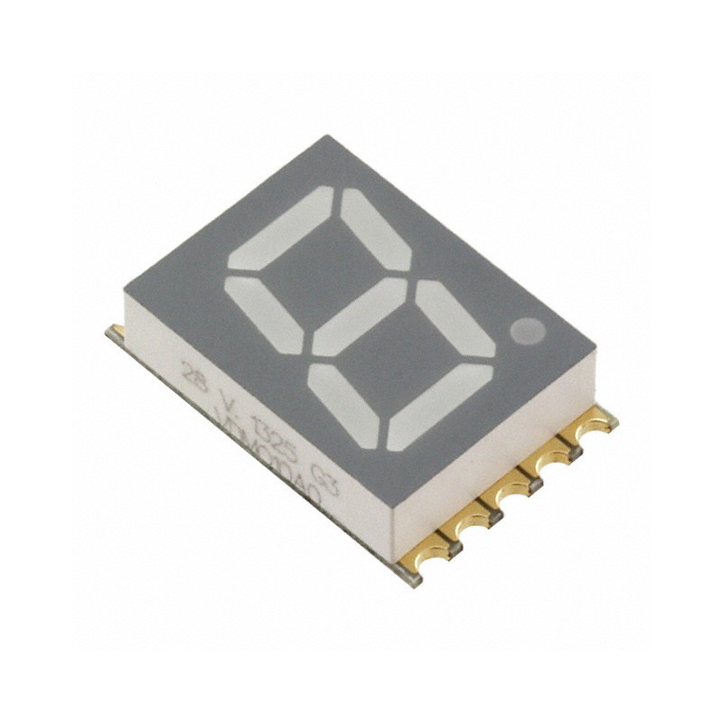 1 pcs : VDMO10A0 - DISPLAY 7SEG 0.39' SGL ORG 10SMD