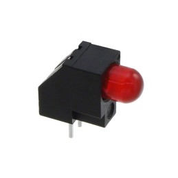 1 pcs : 5502408F - LED CBI 5MM RED DIFF 20A RA