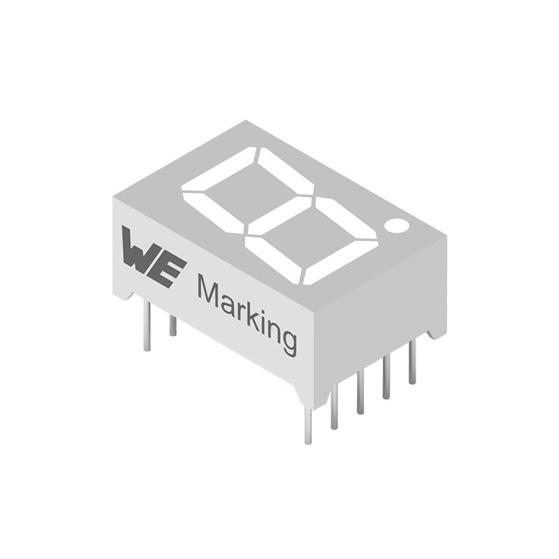1 pcs : 157142B12703 - WL-T7DS 7 SEGMENTS DISPLAY THT S