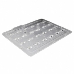 1 pcs : KNAC2409B - LENS CLEAR WIDE SCREW