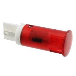 1 pcs : QS121XXHR220 - INDICATOR 12MM FIXED HI RED 220V