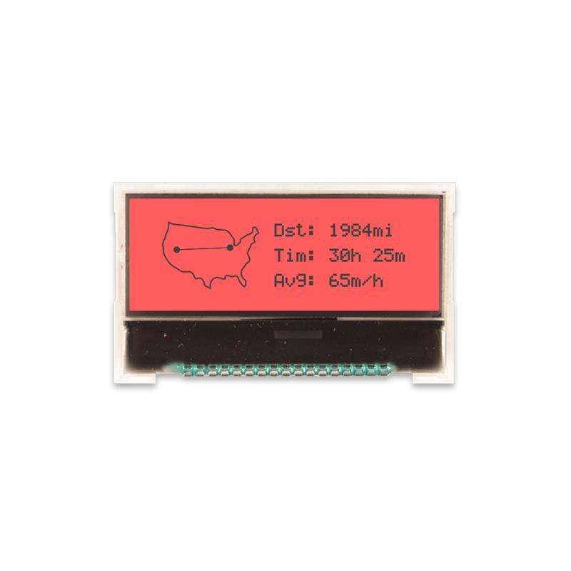 1 pcs : NHD-C12832A1Z-FSR-FBW-3V3 - LCD COG GRAPH 128X32 RED BKLT