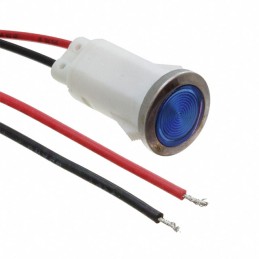 1 pcs : FL1P-12QW-2-B3V - LED BLU 12MM SNAP 3VAC/DC STK