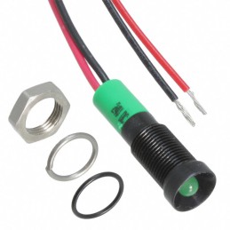 1 pcs : Q6R3BXXG24E - LED PANEL MOUNT INDICATOR GRN