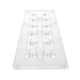 1 pcs : PLL121923 - LENS CLR 155X55DEG ELLIP/OVAL