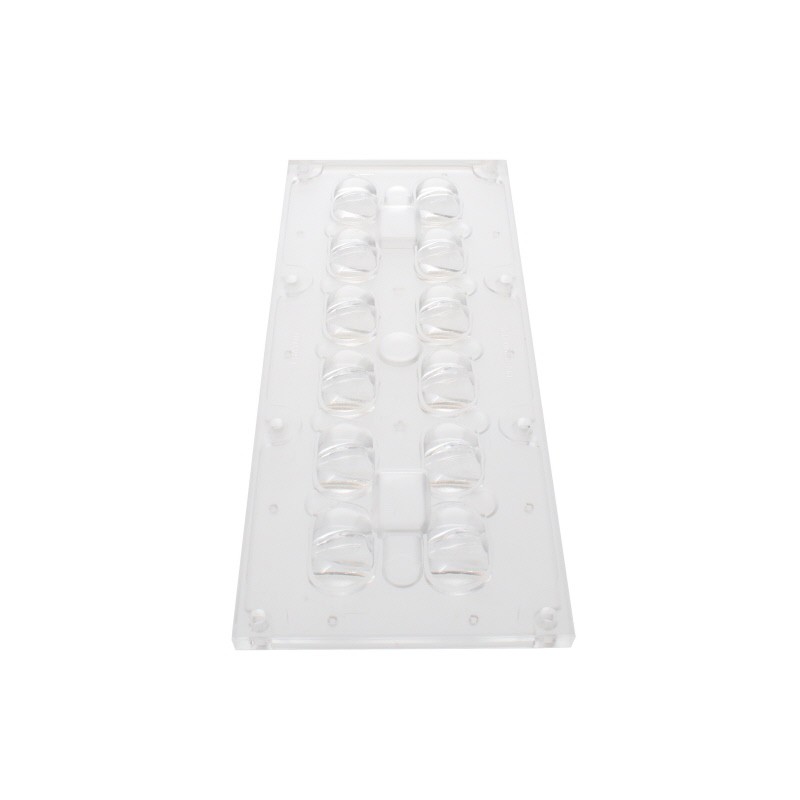 1 pcs : PLL12900428 - LENS CLR 80X145DEG ELLIP/OVAL