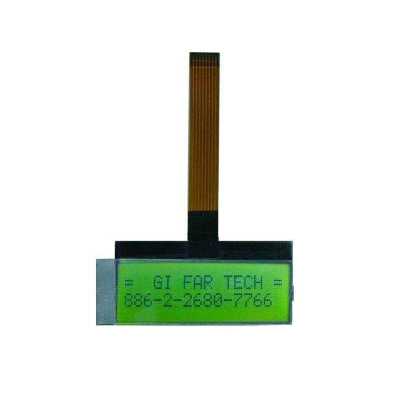 1 pcs : GFA1602A-GPAF-JES - 16X2GFG016002A001(16X2,STN-G,YE