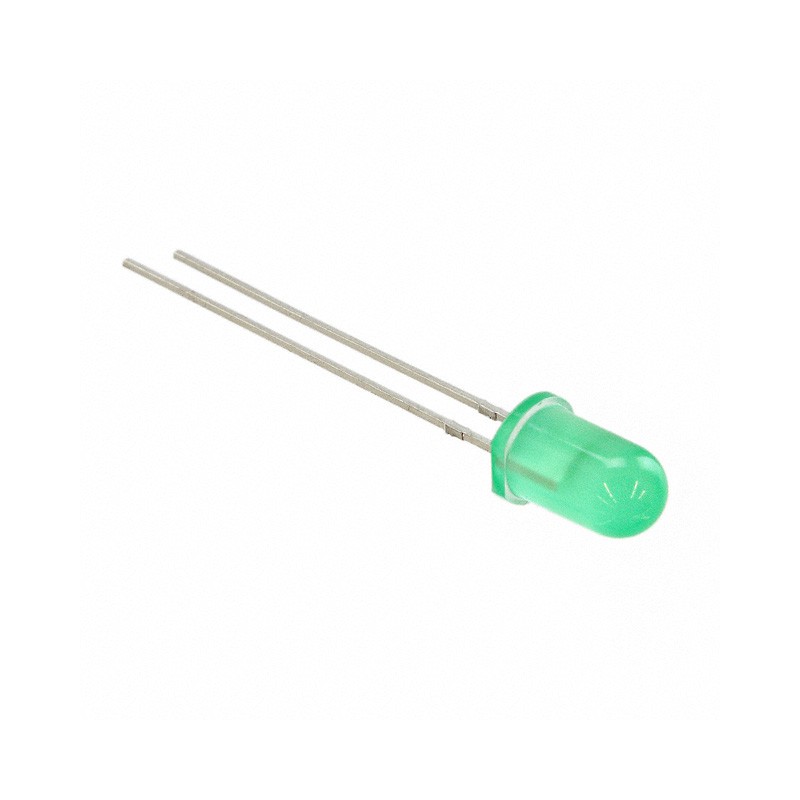 1 pcs : MV5453 - LED GREEN DIFFUSED T-1 3/4 T/H