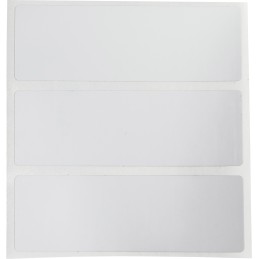 1 Box of 3000 - Brady B-434A Metallised Polyester on Silver Label Printer Labels, 25.4mm Label Length