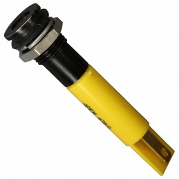 1 pcs : Q8F1BXXY12E - INDICATOR 12V 8MM FLUSH YELLOW