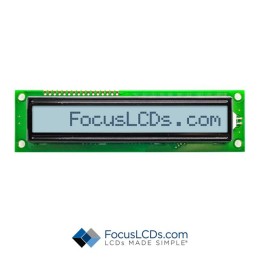 1 pcs : C161B-FTW-LW63 - 16X1 FSTN GRAY CHARACTER LCD