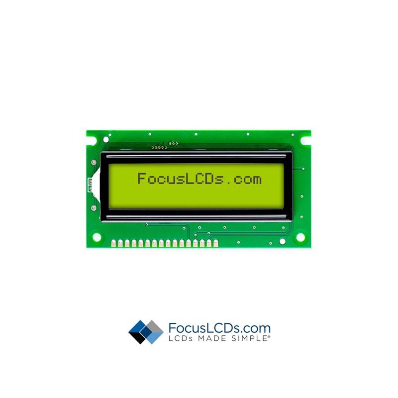 1 pcs : C162B-YTY-LW63 - 16X2 STN YELLOW/GREEN CHARACTER