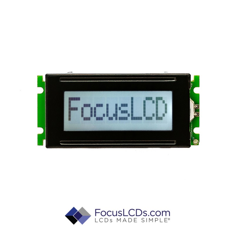 1 pcs : C81B-FTW-XW63 - 8X1 FSTN GRAY CHARACTER LCD