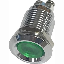 1 pcs : FL1M-12CA-1-G24V - LED GRN 12MM NUT 24VAC/DC STK