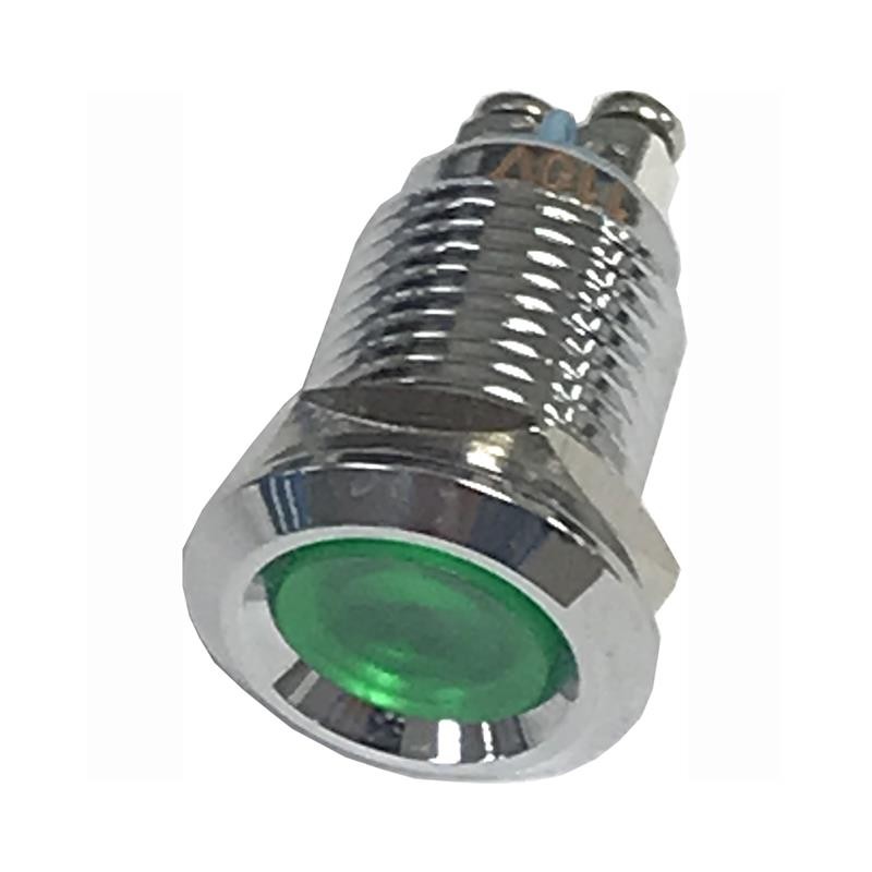 1 pcs : FL1M-12CA-1-G24V - LED GRN 12MM NUT 24VAC/DC STK