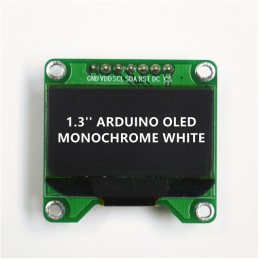 1 pcs : AOM12864A0-1.3WW-ANO - 1.3'' ARDUINO OLED WHITE 128X64