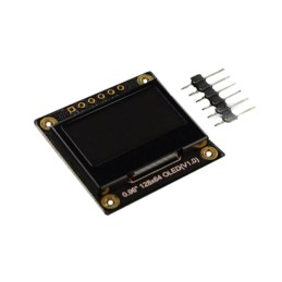 1 pcs : DFR0650 - MONOCHROME 0.96' 128X64 I2C/SPI