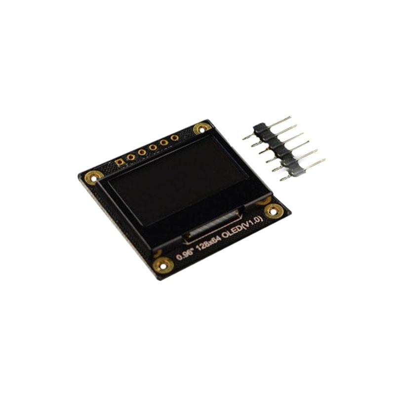 1 pcs : DFR0650 - MONOCHROME 0.96' 128X64 I2C/SPI