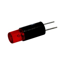 1 pcs : BP202-NFR24H - LED LAMP T-1 3/4 BI-PIN 24V