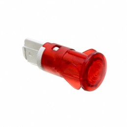 1 pcs : FL1P-12QJ-1-R12V - LED RED 12MM SNAP 12VAC/DC STK