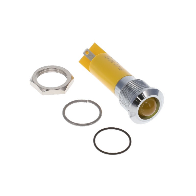 1 pcs : Q12-7P1CXXHY02E - LED INDICATOR 12.7MM PROMINENT H