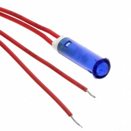 1 pcs : FL1P-6QW-2-B24V - LED BLU 6MM SNAP 24VAC/DC STK