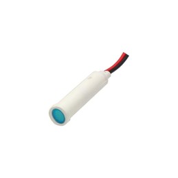 1 pcs : FL1P-8QW-1-B3V - LED BLU 8MM SNAP 3VAC/DC STK