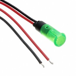 1 pcs : FL1P-8QW-2-G110V - LED GRN 8MM SNAP 110VAC/DC STK