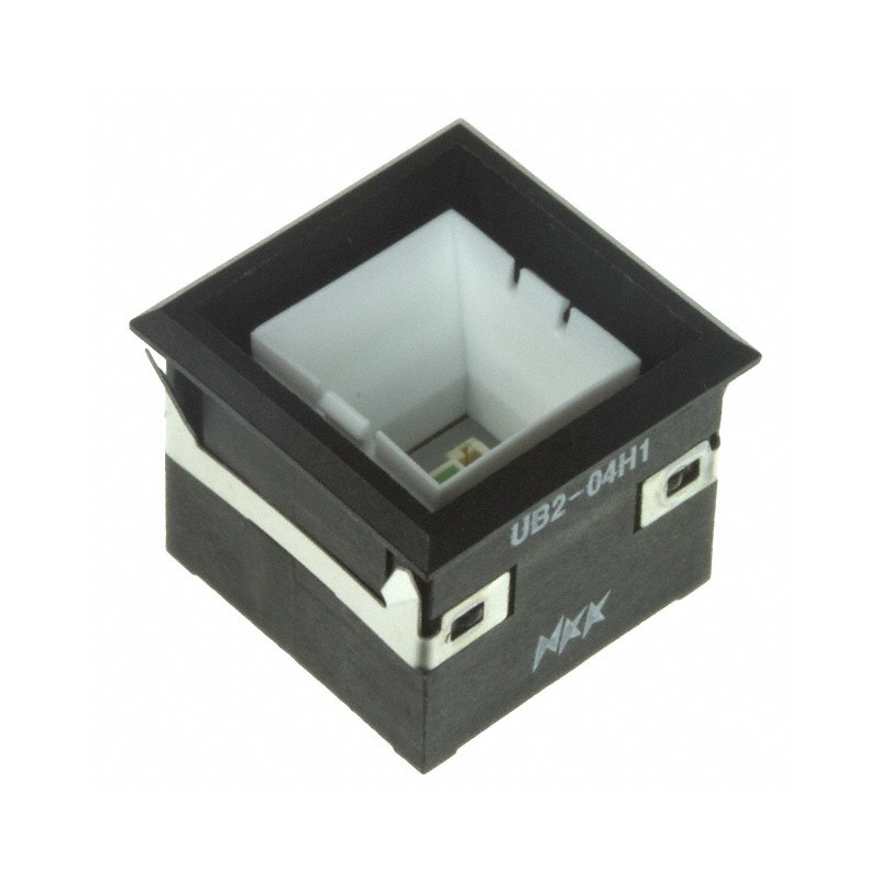 1 pcs : UB204KW035F - INDICATOR PB SQ BRIGHT LED BLUE