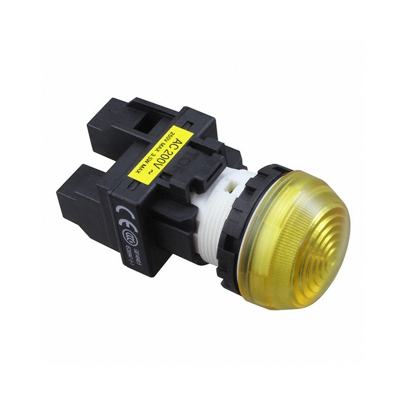 1 pcs : M22N-BG-TYA-YE - LED PANEL IND YELLOW 230VAC