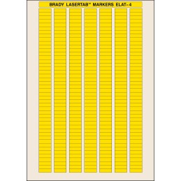 1 Bag of 3150 - Brady Label Sheet