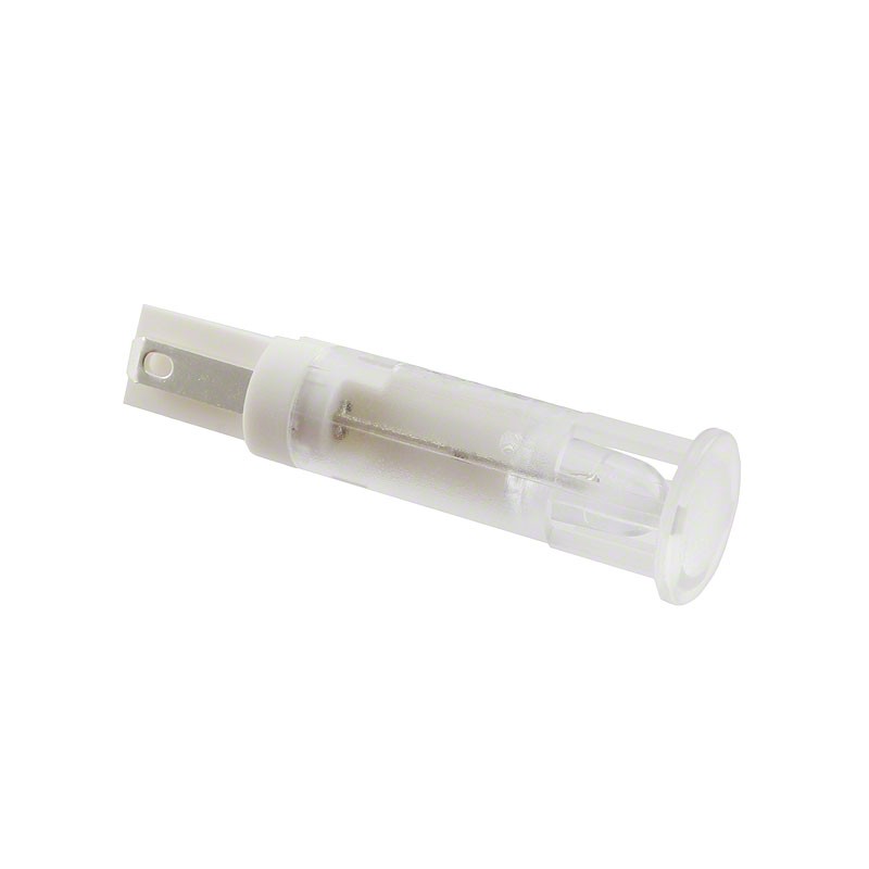 1 pcs : QS81XXW12 - INDICATOR 8MM FIXED WHT 12V SLDR